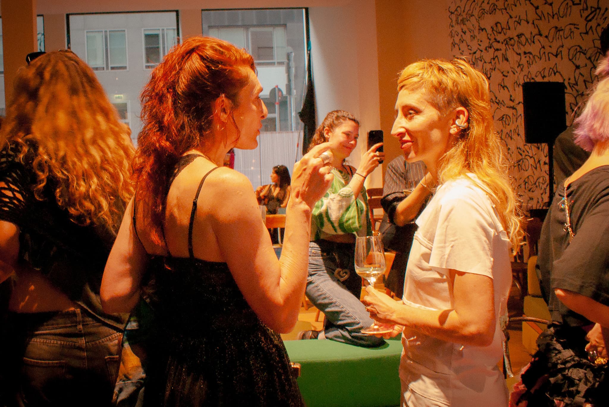 Fashion and culture discussion in Berlin