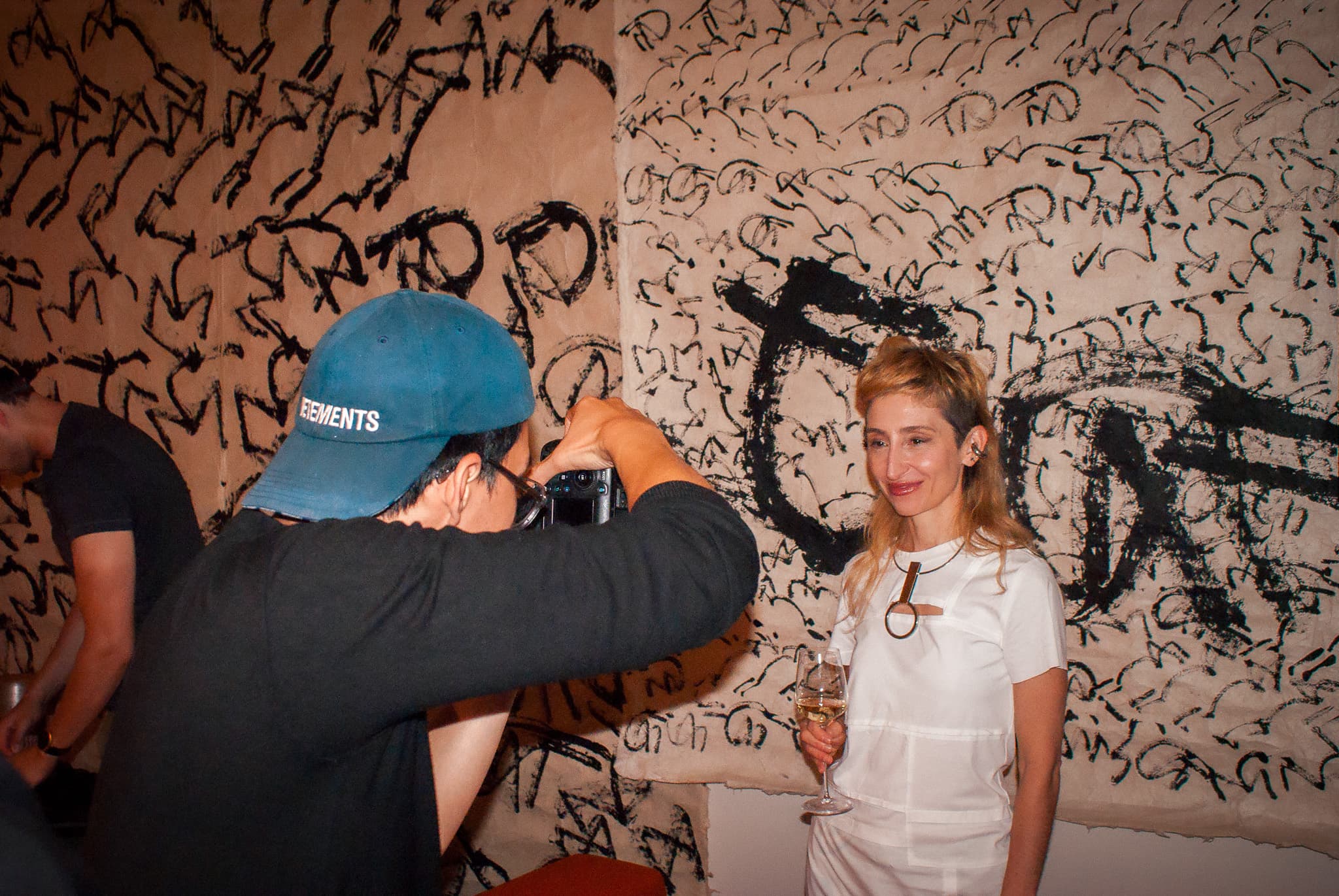 Angie posing for a portrait during the event